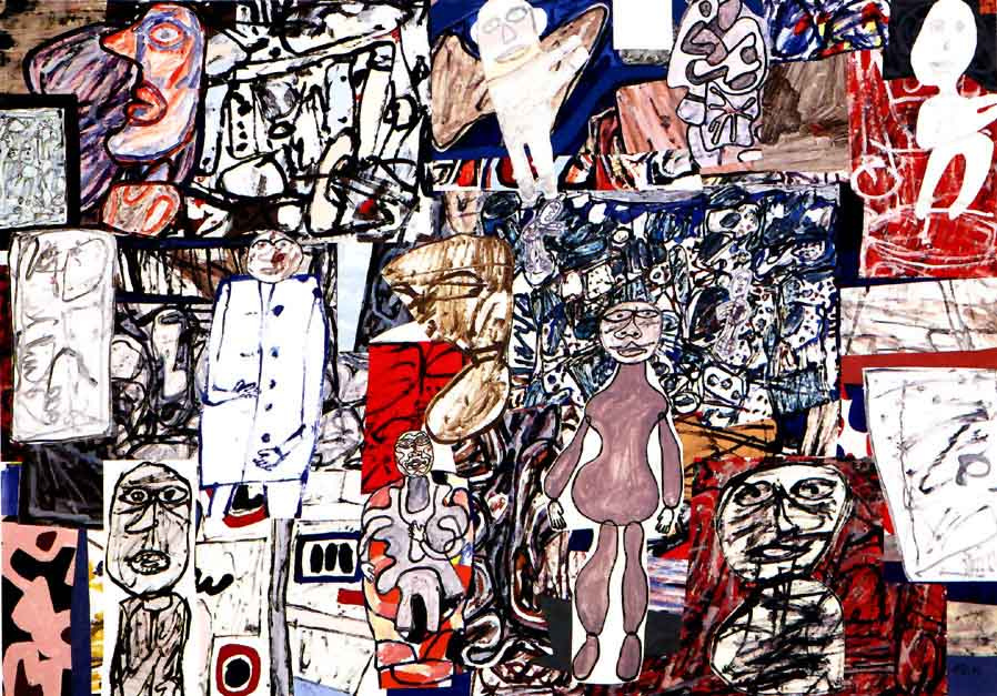 A work of Jean-Michel Basquiat 